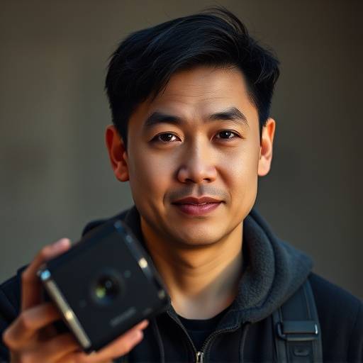 Portrait of Kevin Lee, Lead Videographer at Starlight Cinema